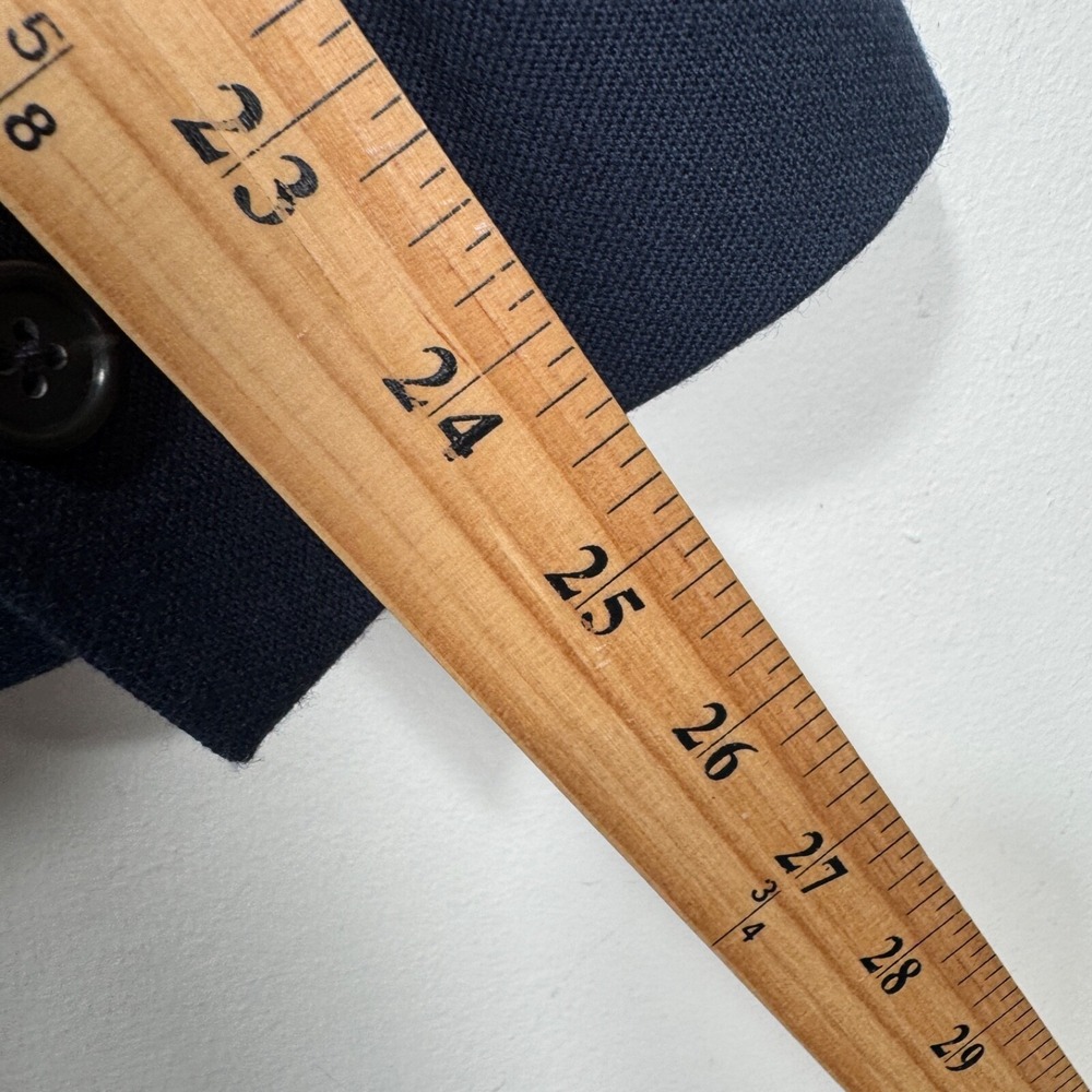 J. Crew Ludlow Moon British Cloth Sport Coat Blazer Men 38R Classic Fit Navy - Picture 13 of 14